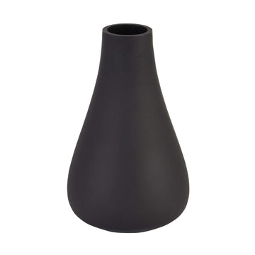Handcrafted black tapered glass vase with matte finish, modern minimalist design for floral arrangements  

**  

- **Keywords included:** black tapered glass vase, matte finish, modern minimalist, floral arrangements  
- **Clear description:** Visually conveys the vase's shape, material, and styling purpose  
- **SEO & accessibility optimized:** Prioritizes product identity and key features without redundancy by Sostter at brixbailey.com