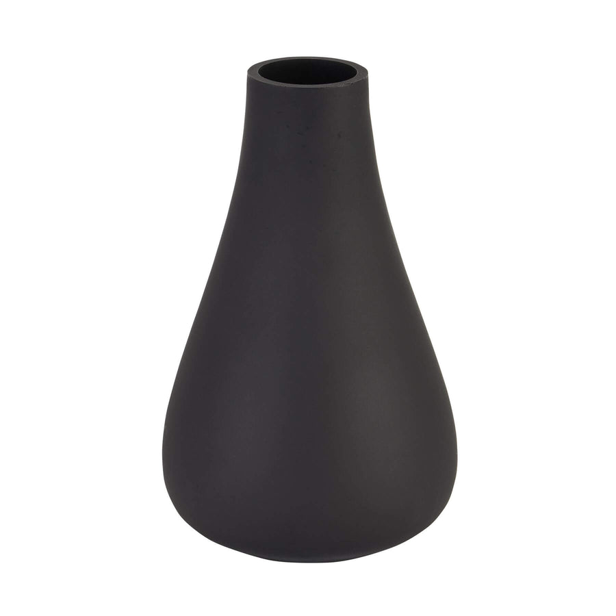 Handcrafted black tapered glass vase with matte finish, modern minimalist design for floral arrangements  

**  

- **Keywords included:** black tapered glass vase, matte finish, modern minimalist, floral arrangements  
- **Clear description:** Visually conveys the vase's shape, material, and styling purpose  
- **SEO & accessibility optimized:** Prioritizes product identity and key features without redundancy by Sostter at brixbailey.com