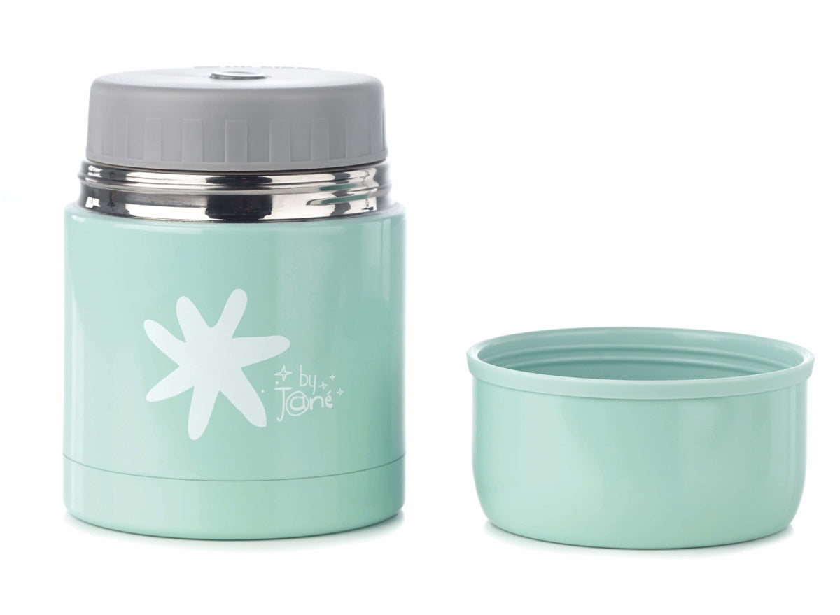 Stainless Steel Thermal Baby Food Flask with Bowl and Carry Bag 500cc