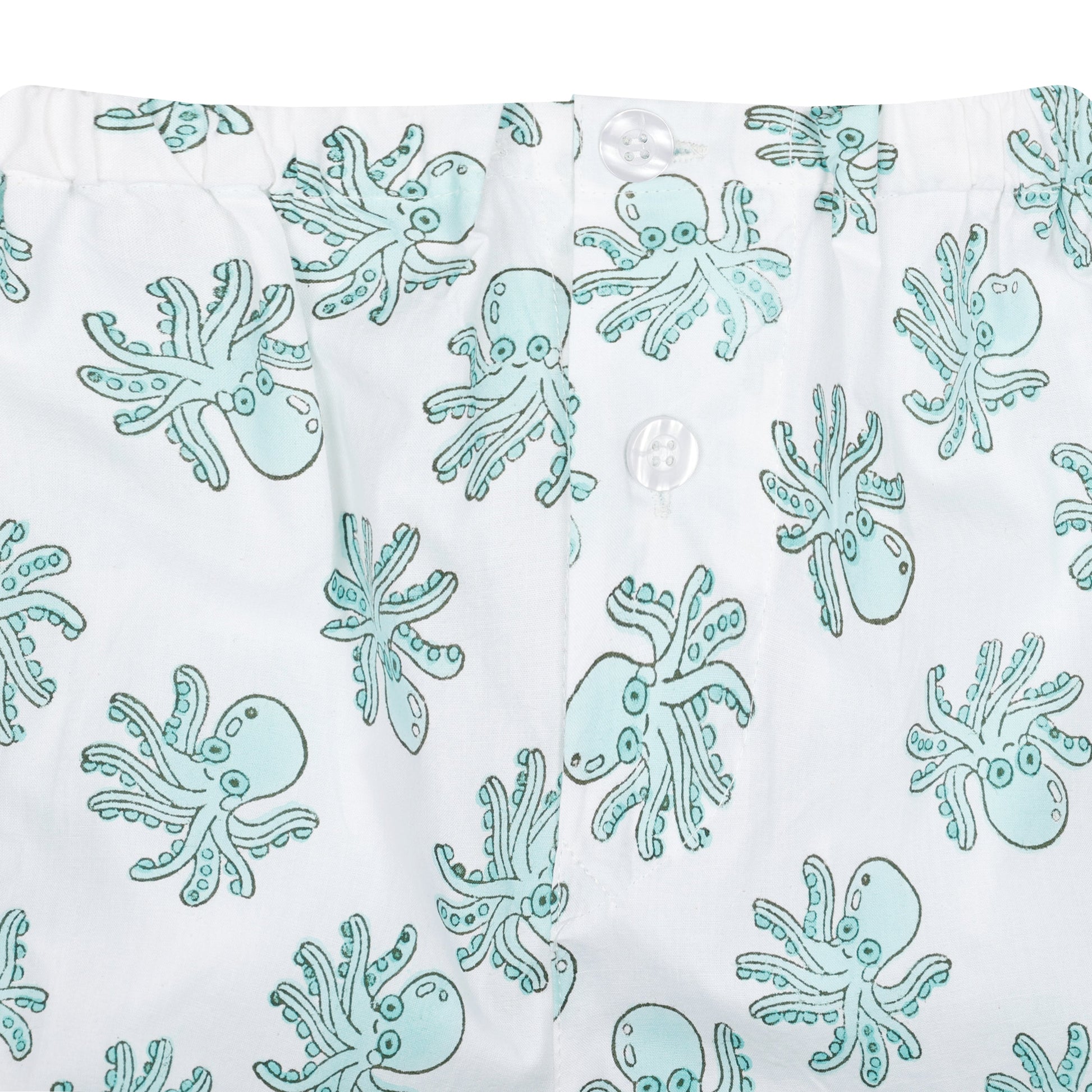 Green Octopus Children's Pyjamas