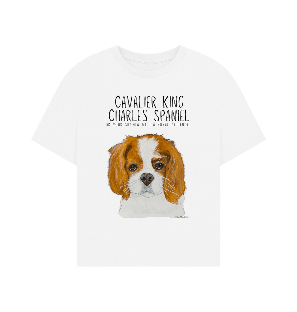 Bow Down, Darling: Sustainable Women’s Tee with Cavalier Queen Vibes