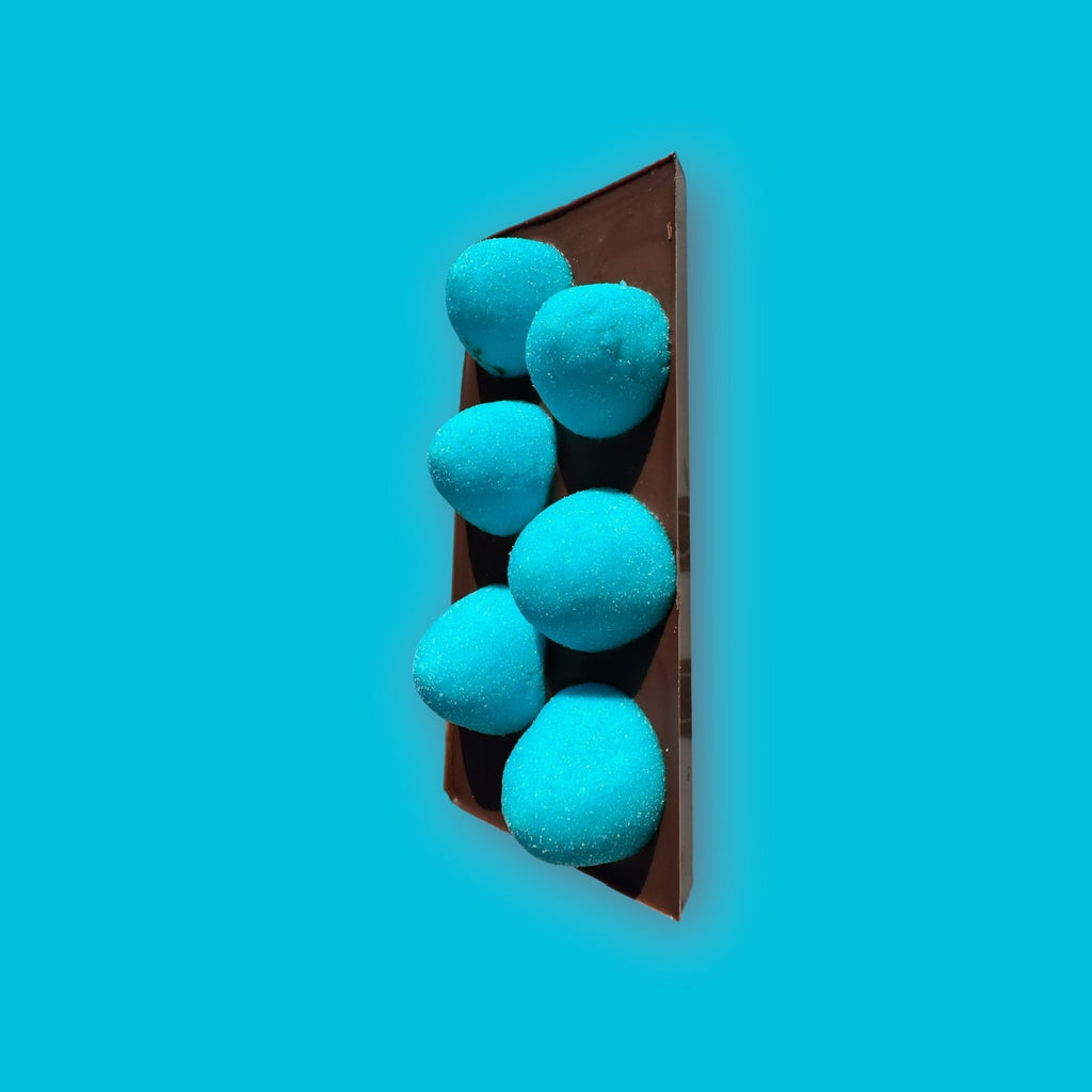 Milk Chocolate with Blue Paint Balls 120g