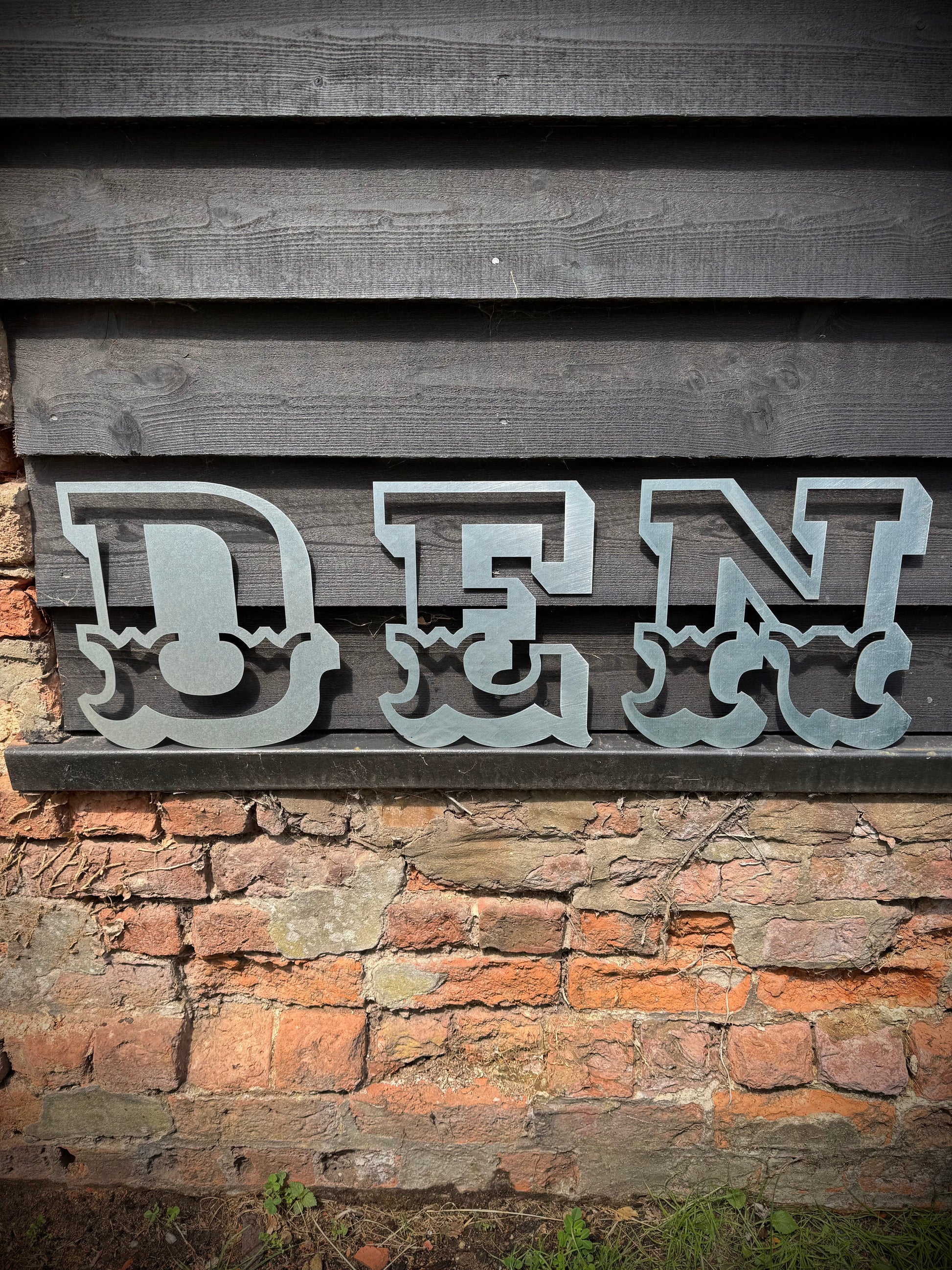 DEN Steel Circus/Carnival style Lettering 12 inch