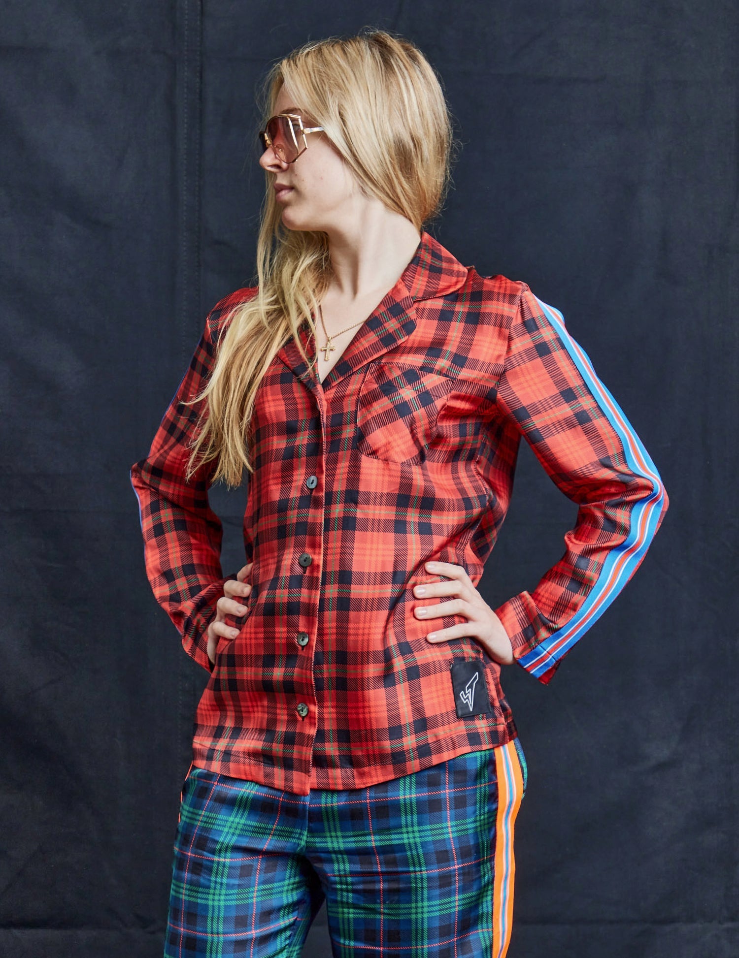 Sexual Healing Red Silk Shirt