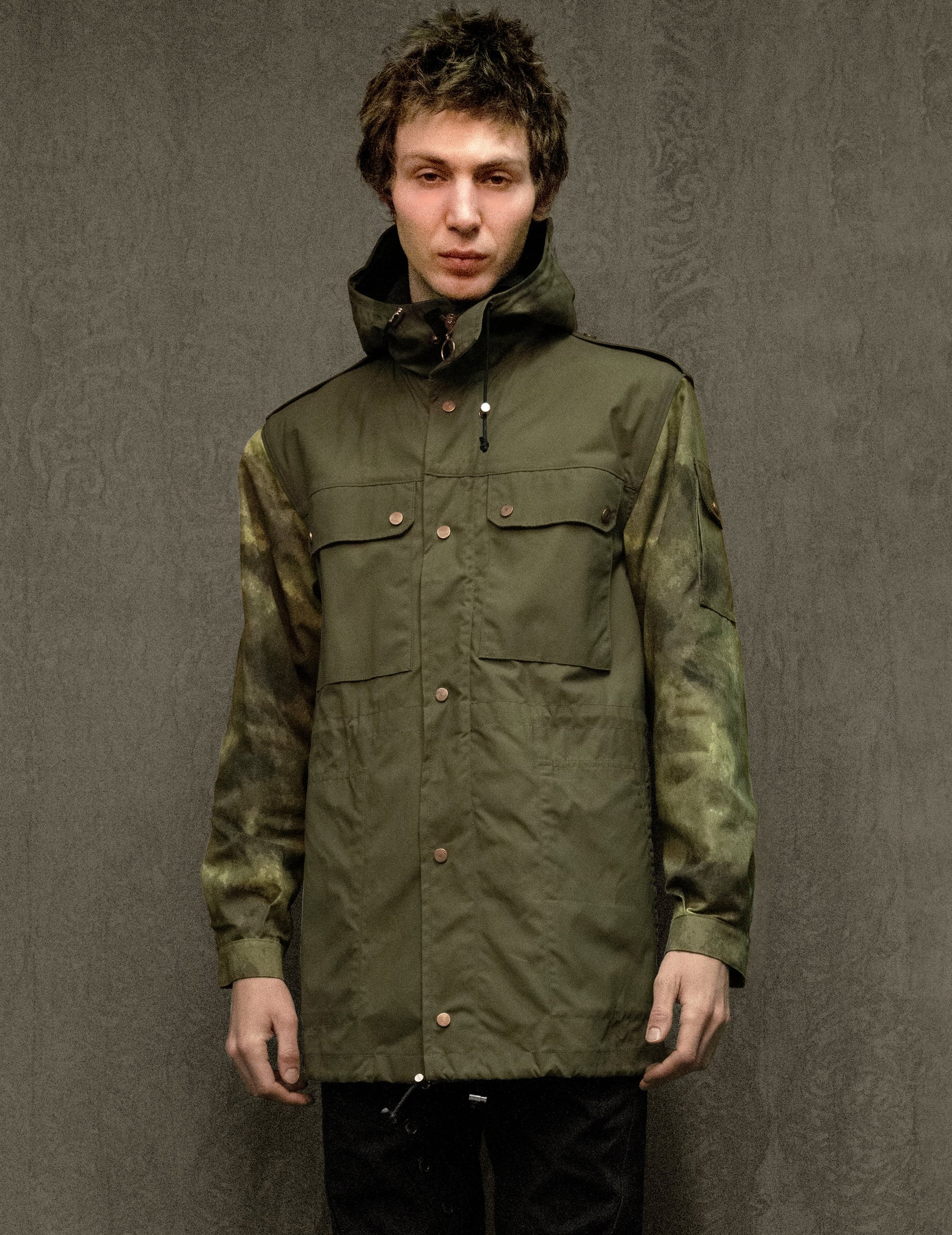 IMMORTAL Desert Parka in Khaki & Camo