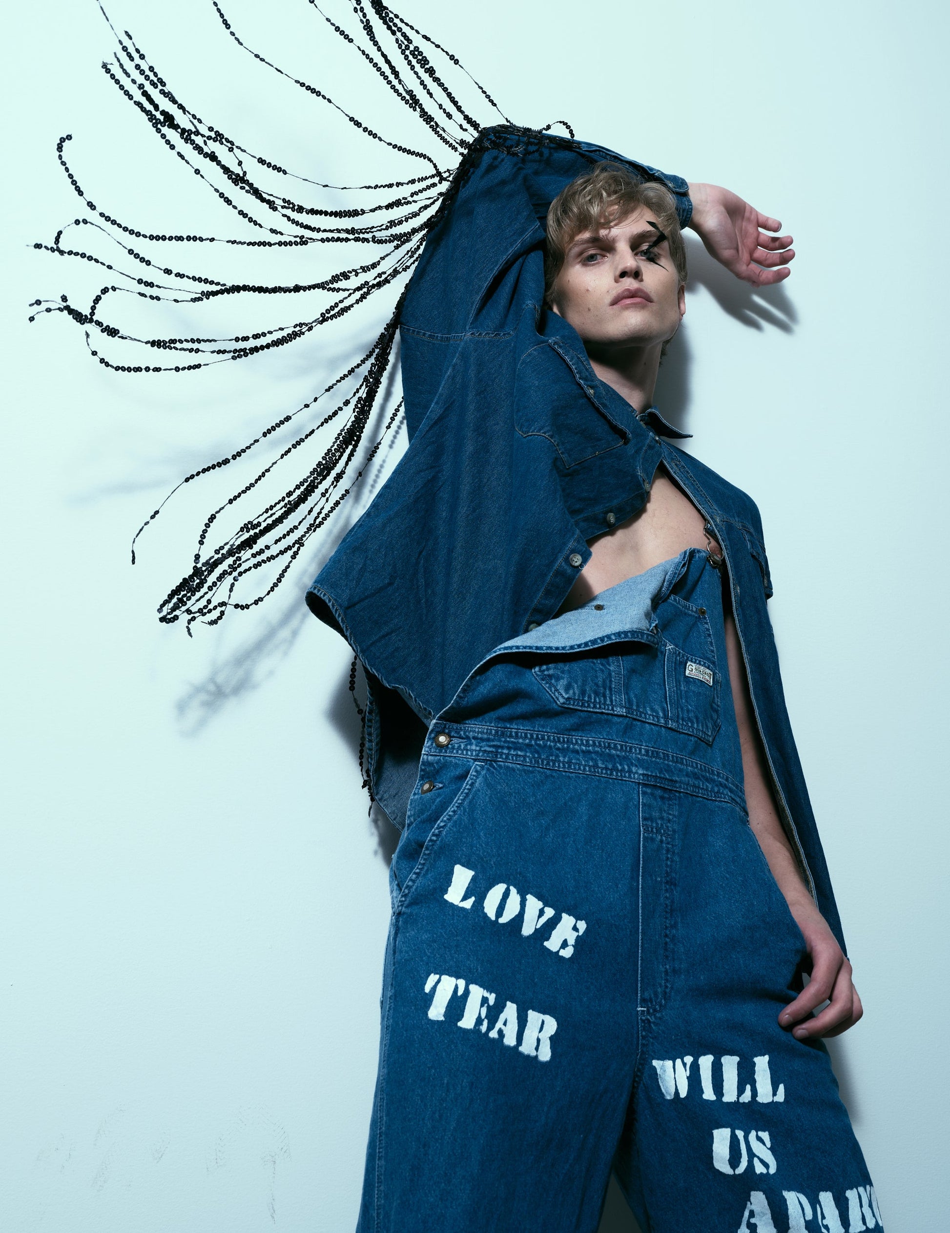 'Love Will Tear Us Apart' Dungarees
