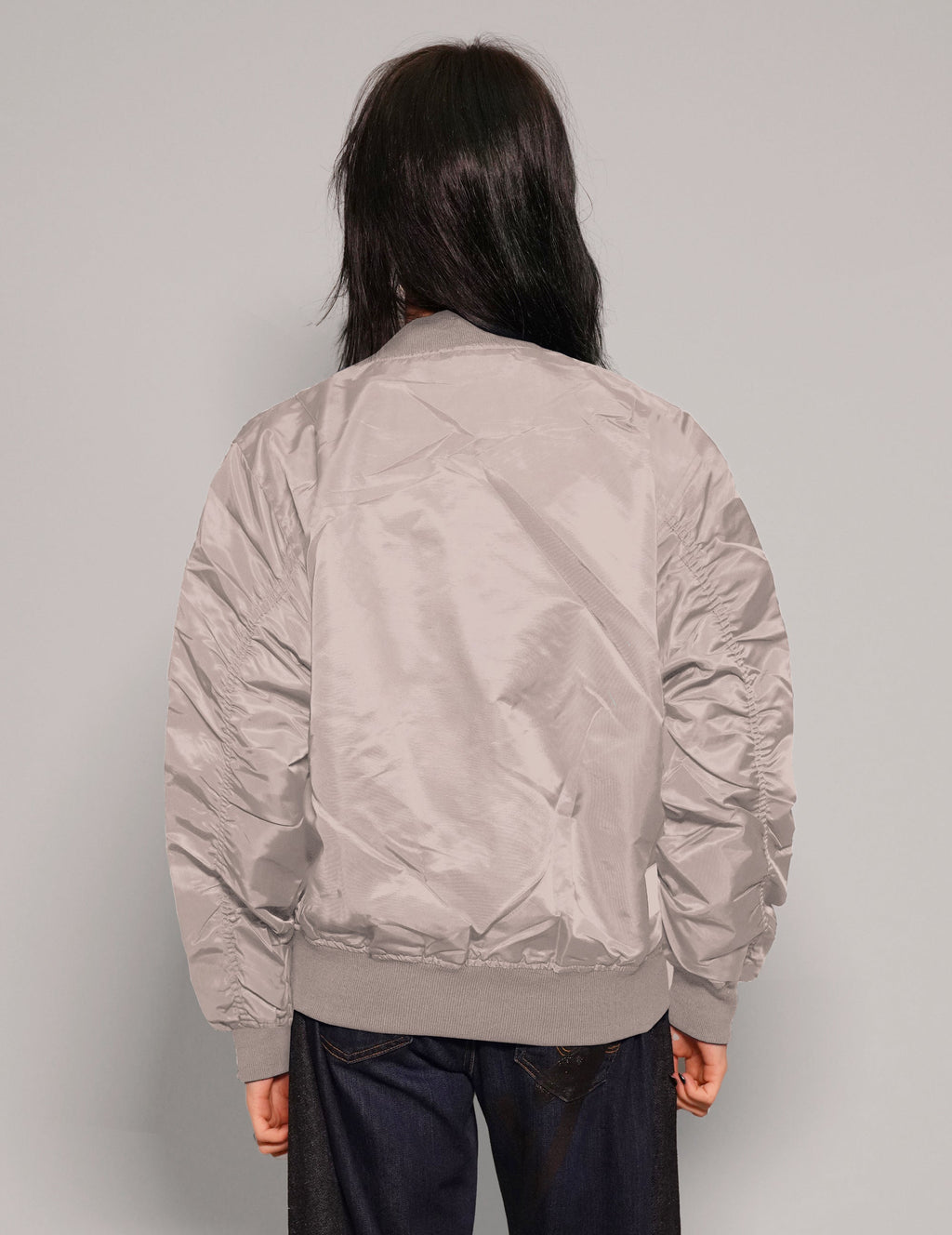 MA-1 Light Weight Bomber Jacket in Grey