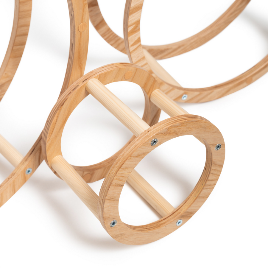 Montessori Wooden Rings Set – Enhance Cognitive & Motor Skills by Ewart Woods at www.brixbailey.com