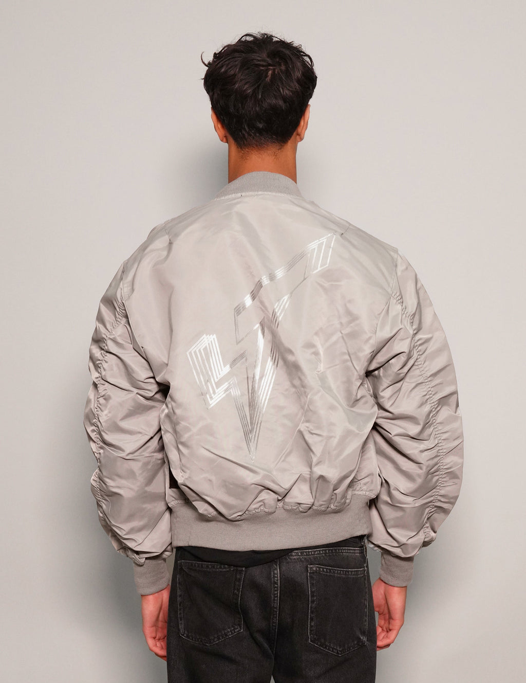 MA-1 Light Weight Bomber Jacket in Grey