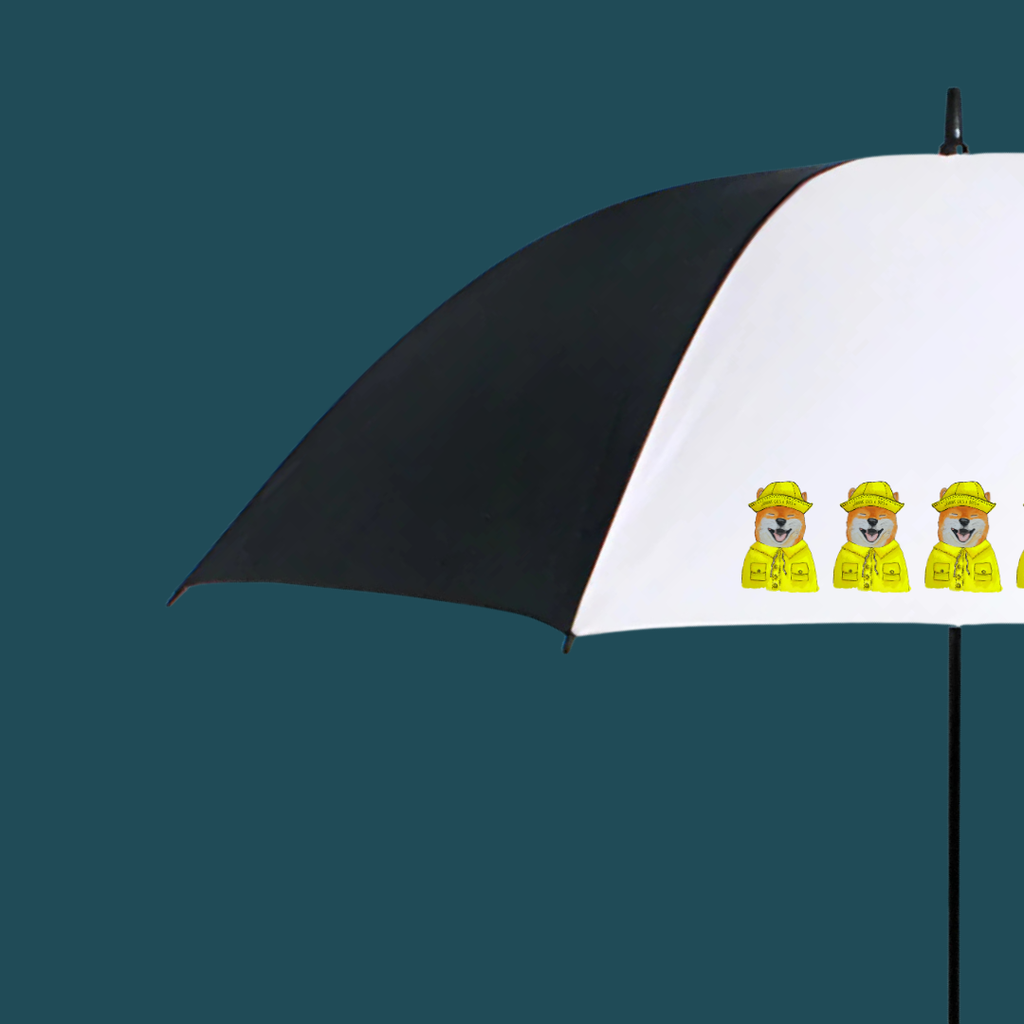 The Shiba Shade – Escape the Rain with a Smiling Houdini