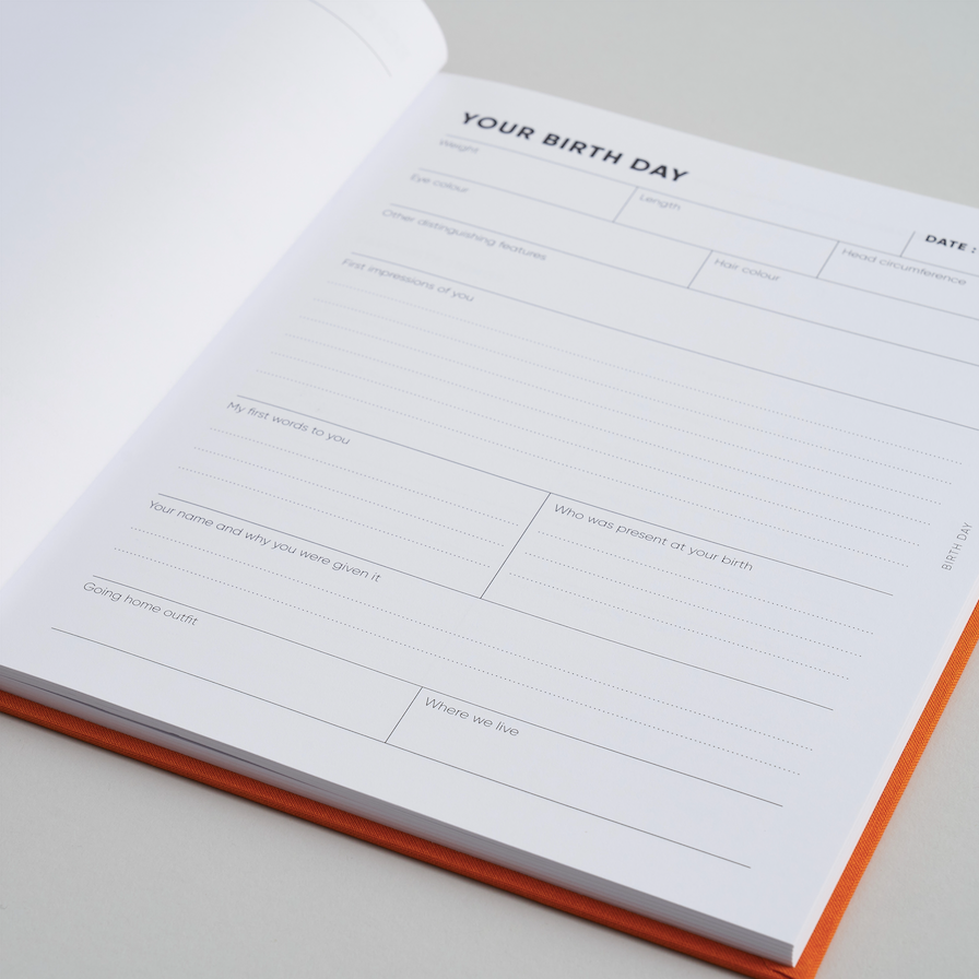 Baby Book of You Record of Your First Year