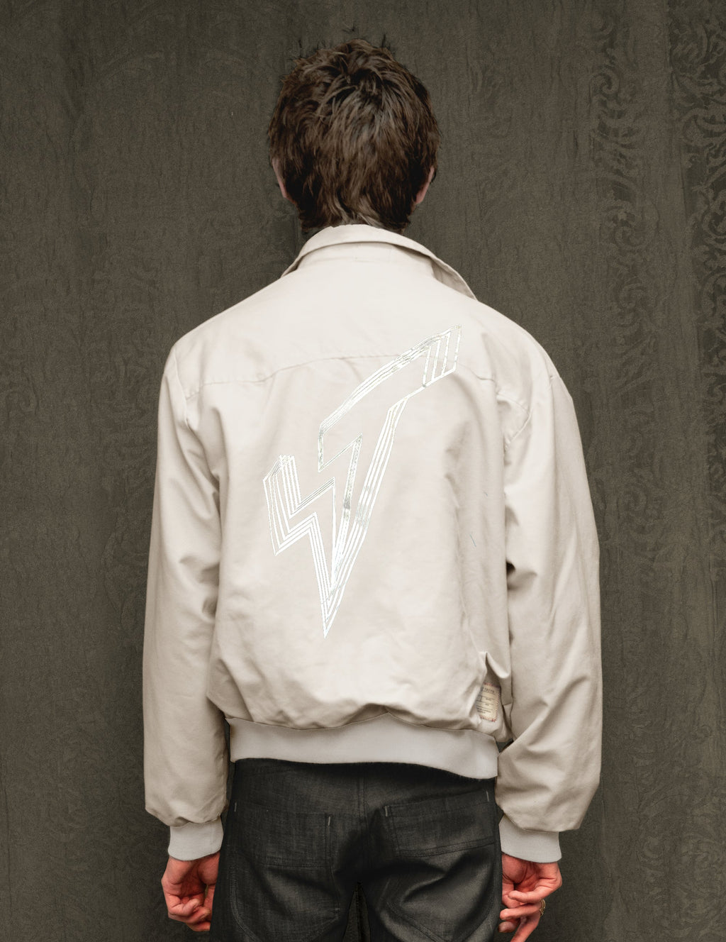 Classic Harrington Jacket in Off White/Bone