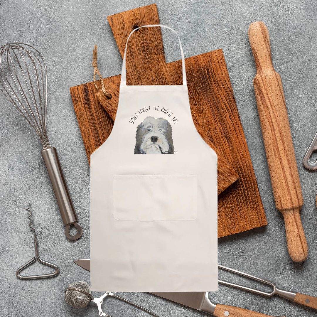 Grate Expectations: The Bearded Collie Cheese Tax Apron