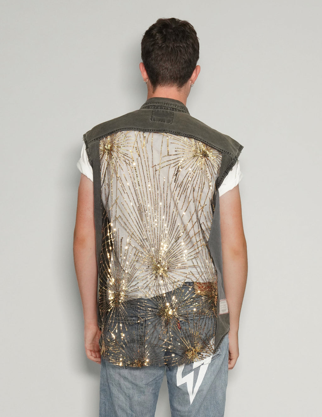 Levi's Denim Vest Party Back