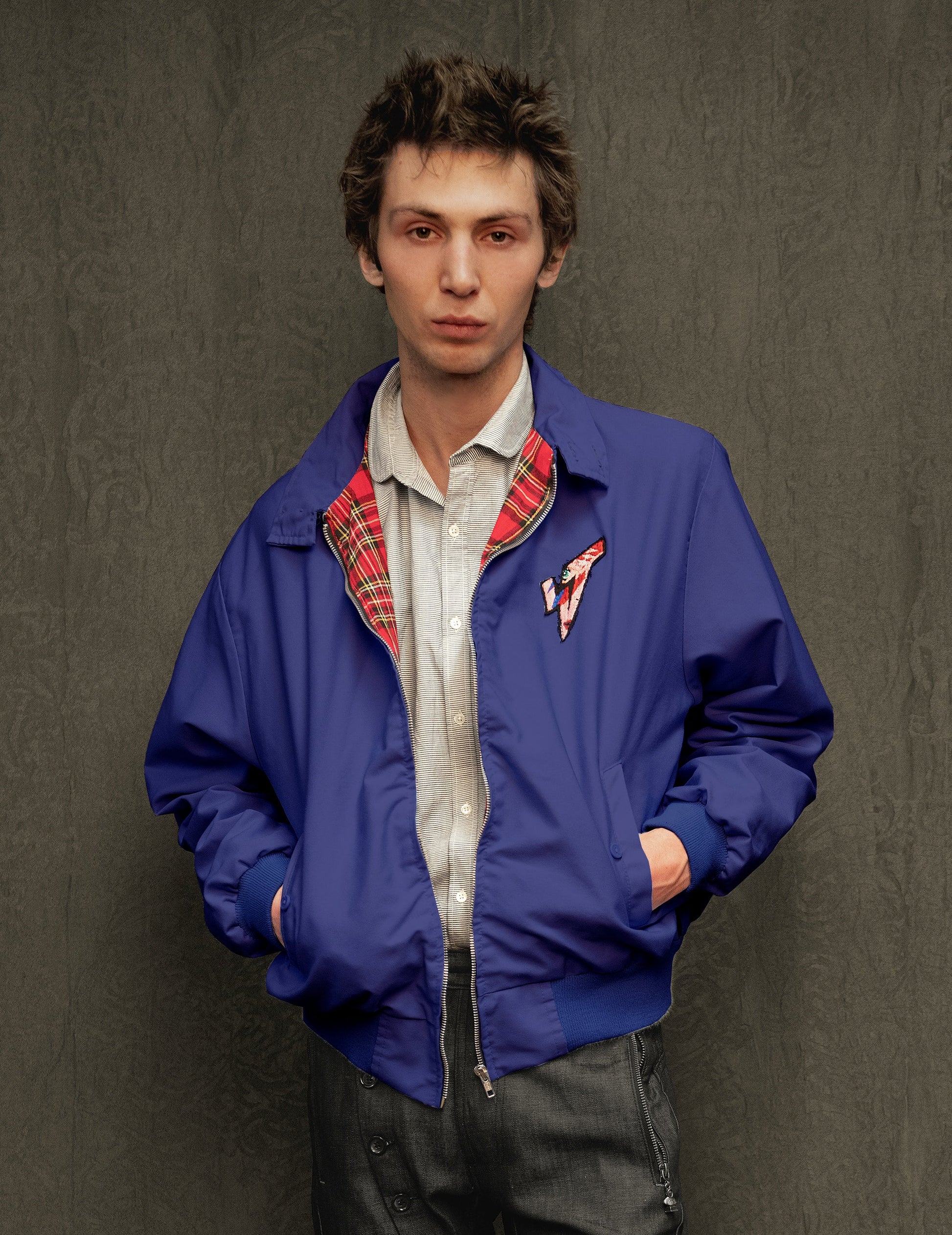 Classic Harrington Jacket in Blue