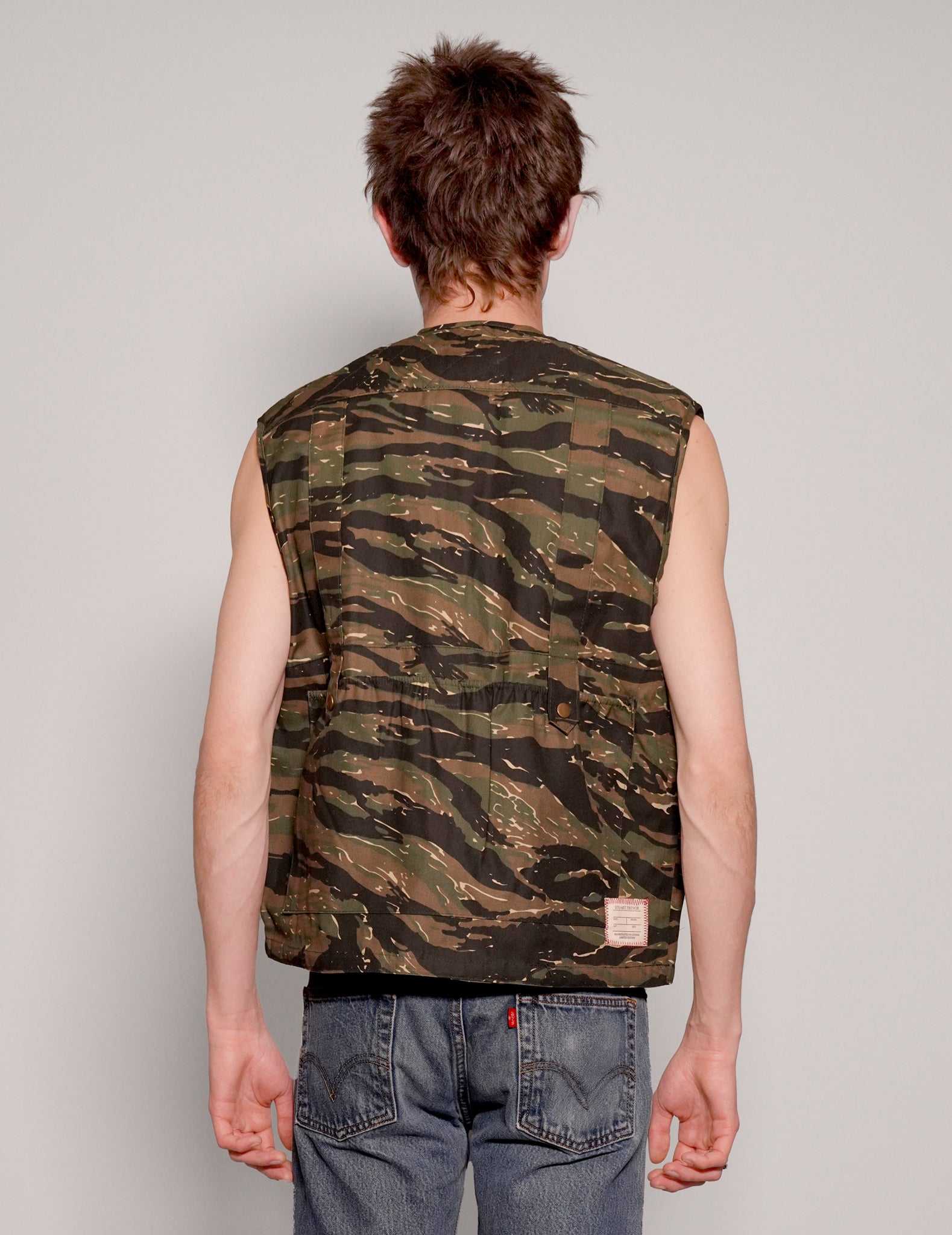 Tactical Gilet Jacket in Tiger Camo