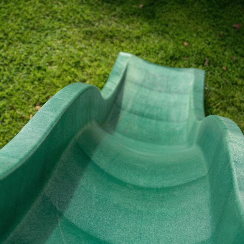 3m Green Children's Water Slide for Climbing Frames