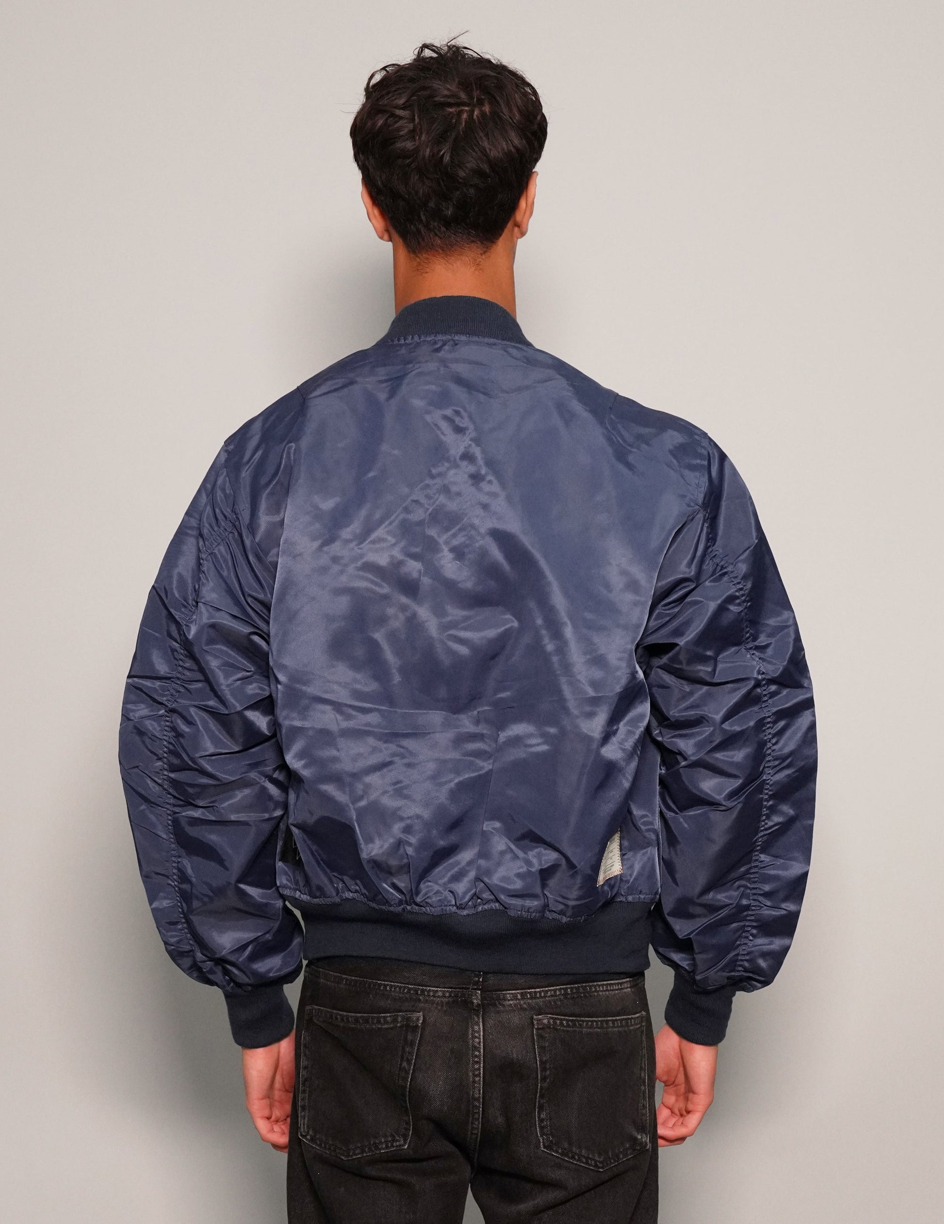 MA-1 Light Weight Bomber Jacket in Blue
