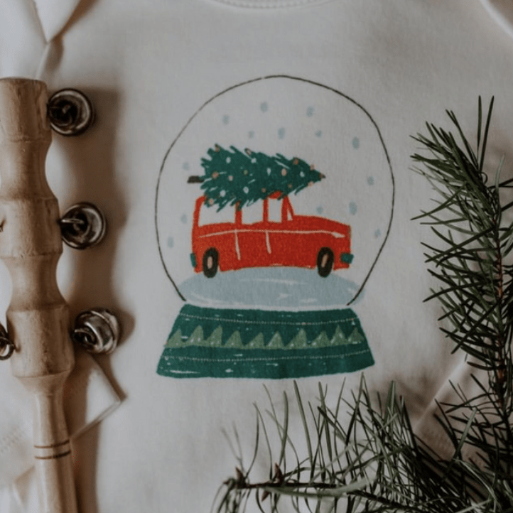 Graphic Bodysuit Snow Globe