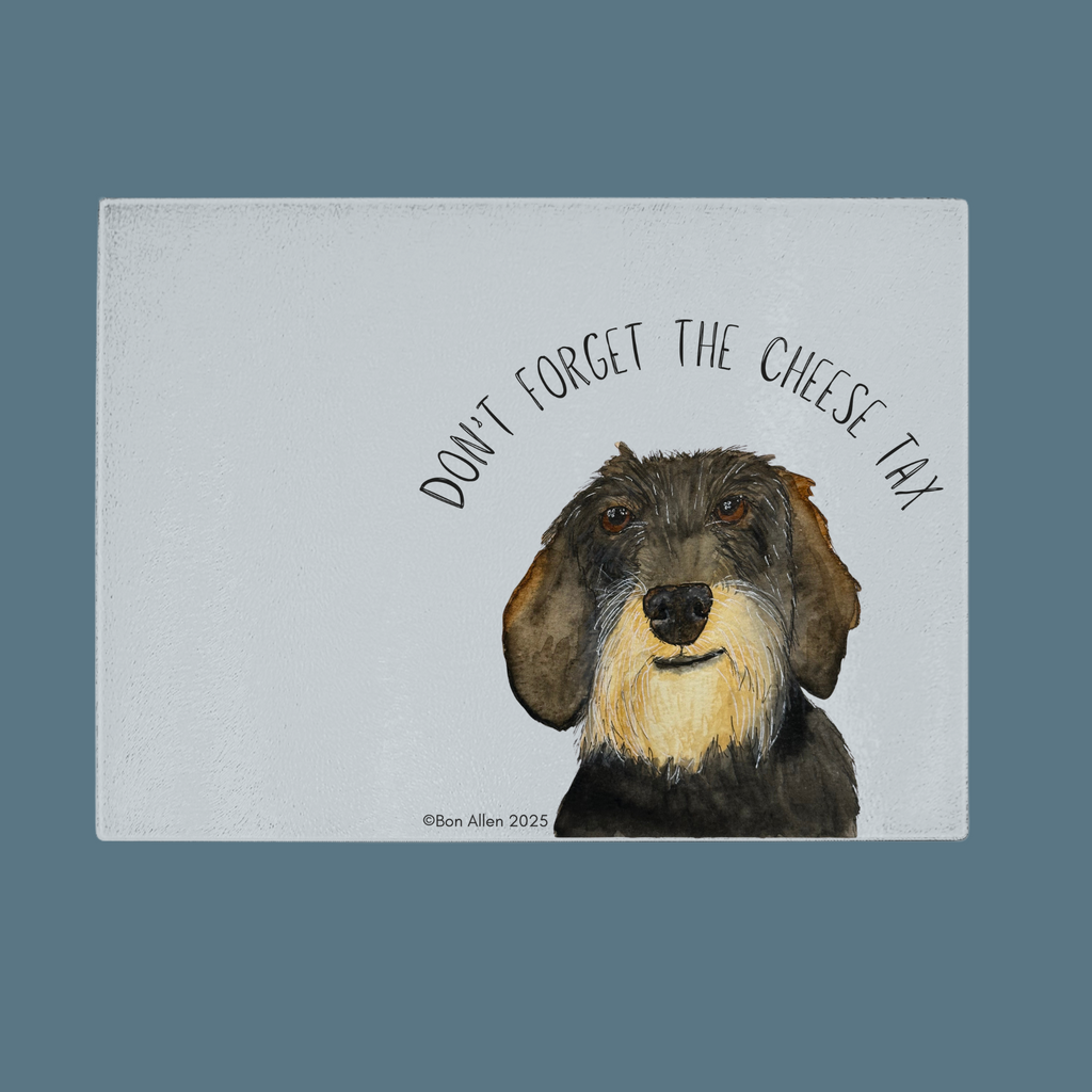 Chop Like a Pro: Dachshund Chopping Board – Don't Forget the Cheese Tax!