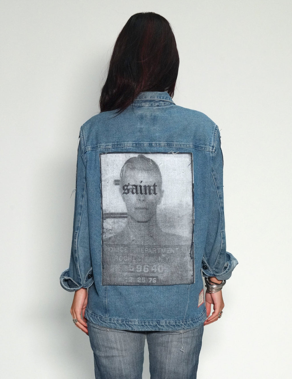 Denim Patched Shirt