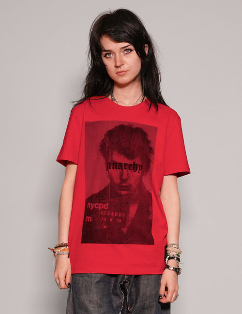 'Anarchy' T-Shirt in Red