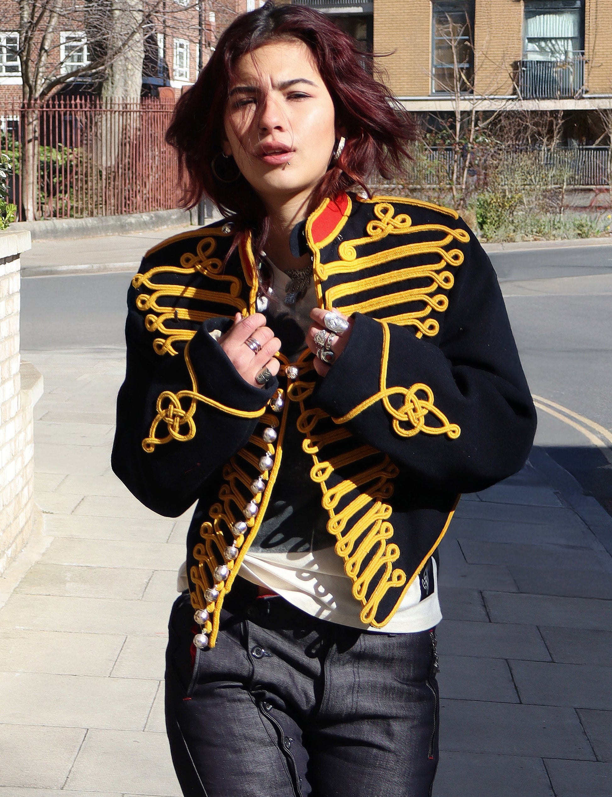 “Jimmi Hendrix“ inspired Rock n Roll Vibes Band Jacket