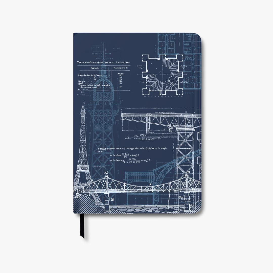 Structural Engineering A5 Hardcover Notebook