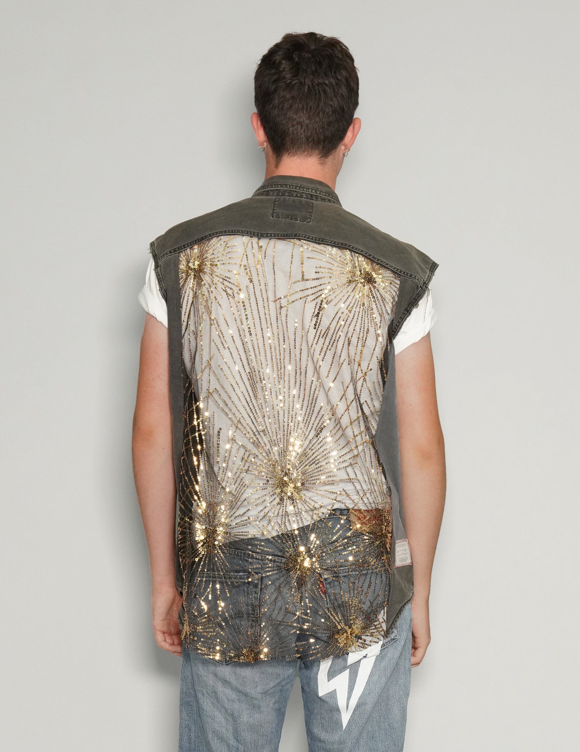 Levi's Denim Vest Party Back
