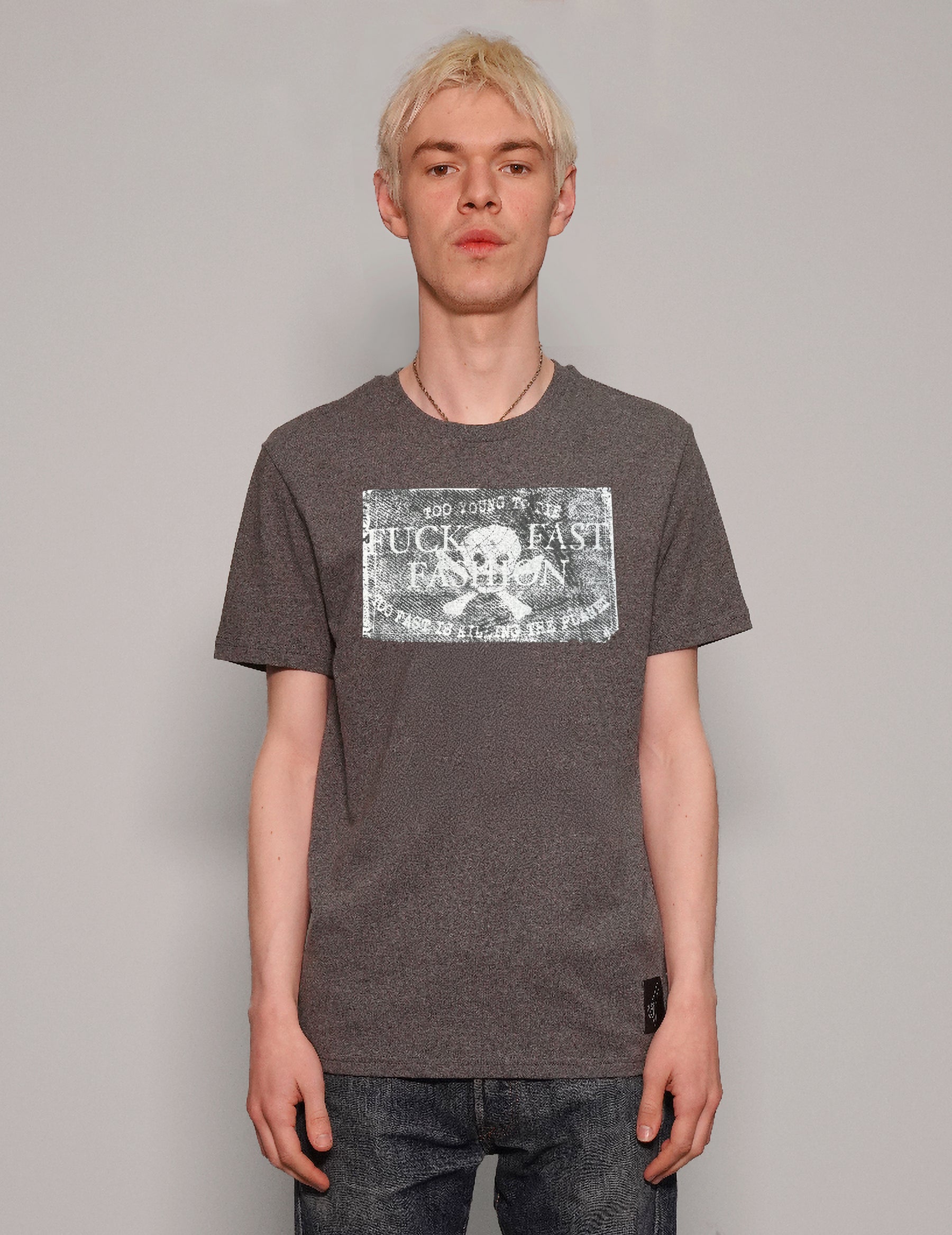 F*ck Fast Fashion T-Shirt in Grey