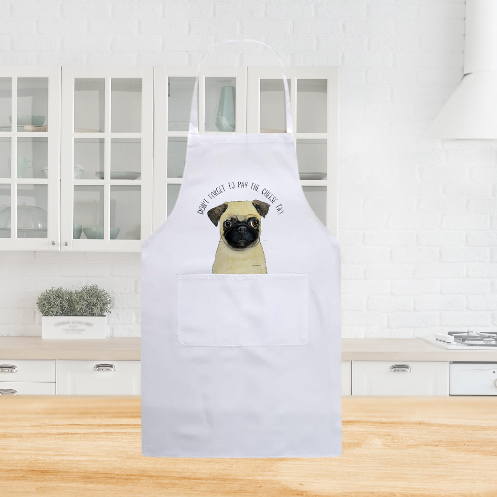 Pay the Cheese Tax in Style with Our Hilarious Pug Apron!