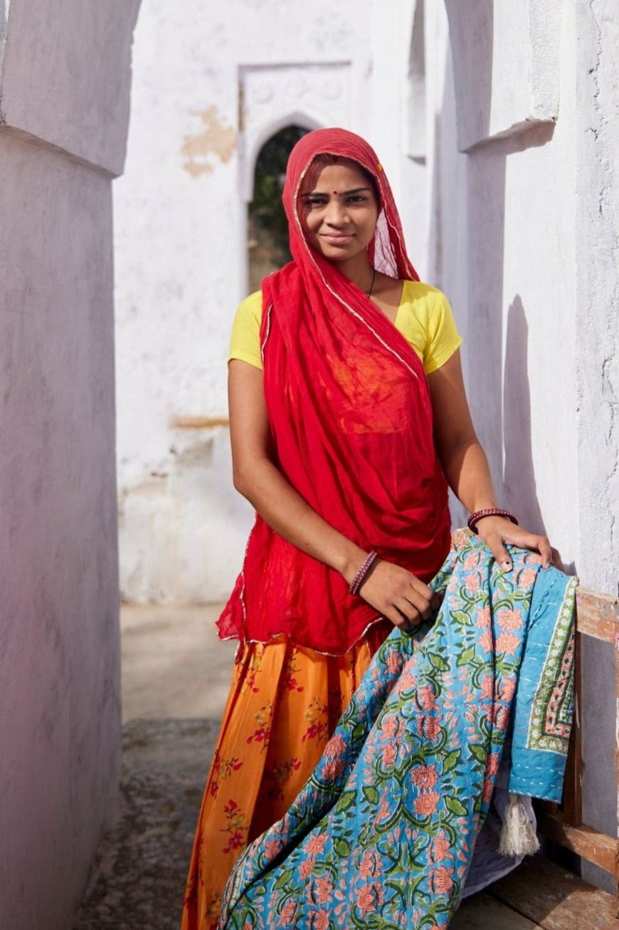 Topanga Throw in Blue