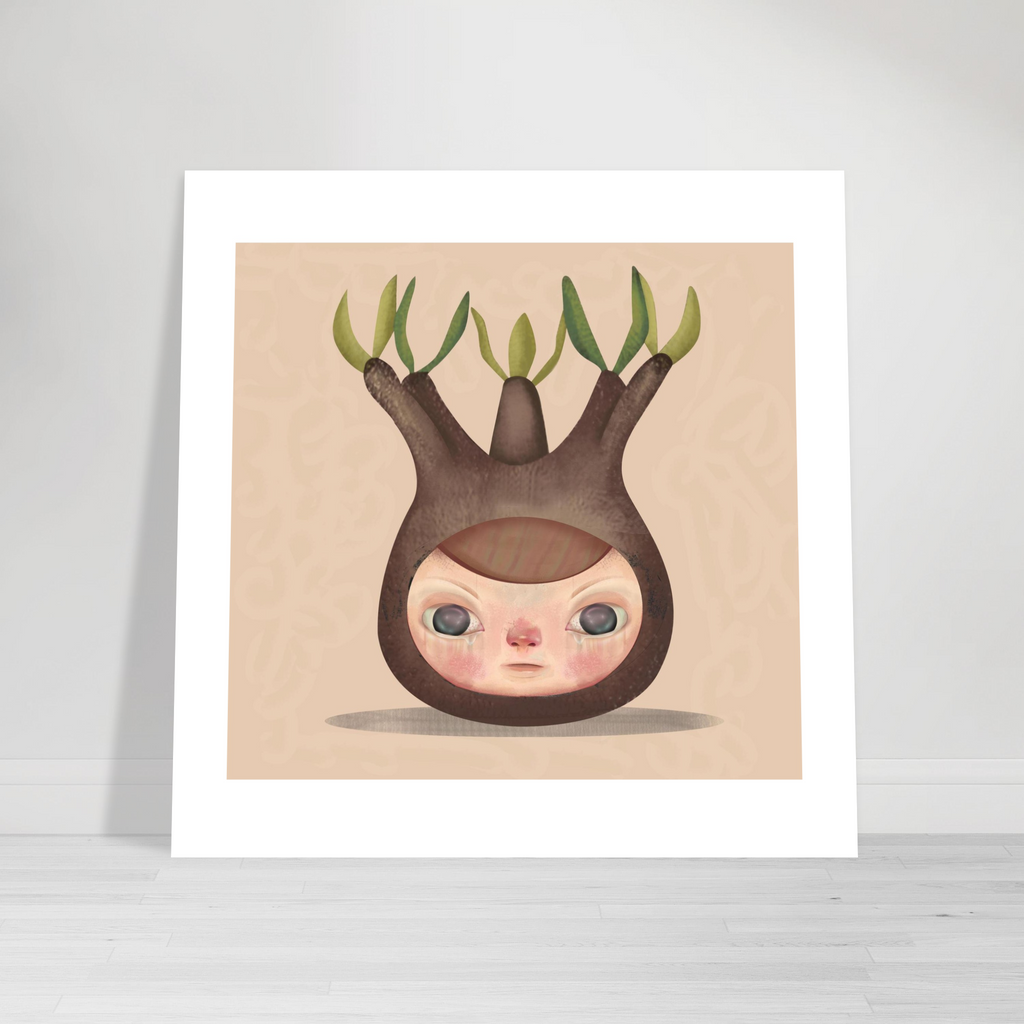 The Stolen Ninety Year Old Head Art Print