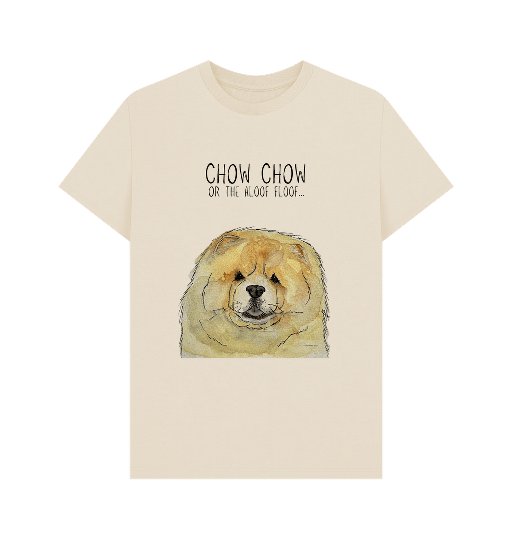 Fawn Chow Chow "Aloof Floof" Men's T-Shirt – Style with a Fluffy Twist!