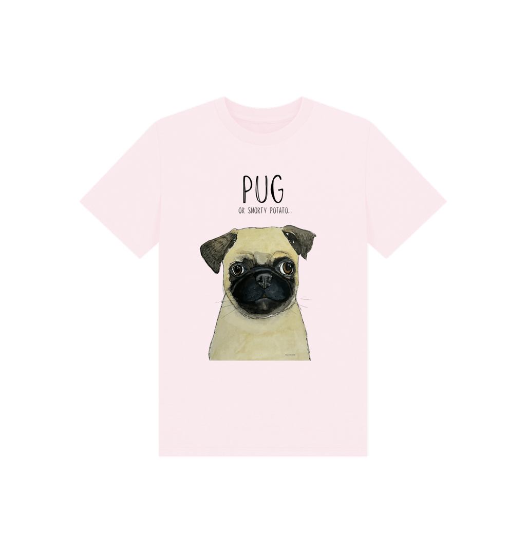 Pug Power! Adorable Kids Pug Print T-Shirt for the Ultimate Cute Look