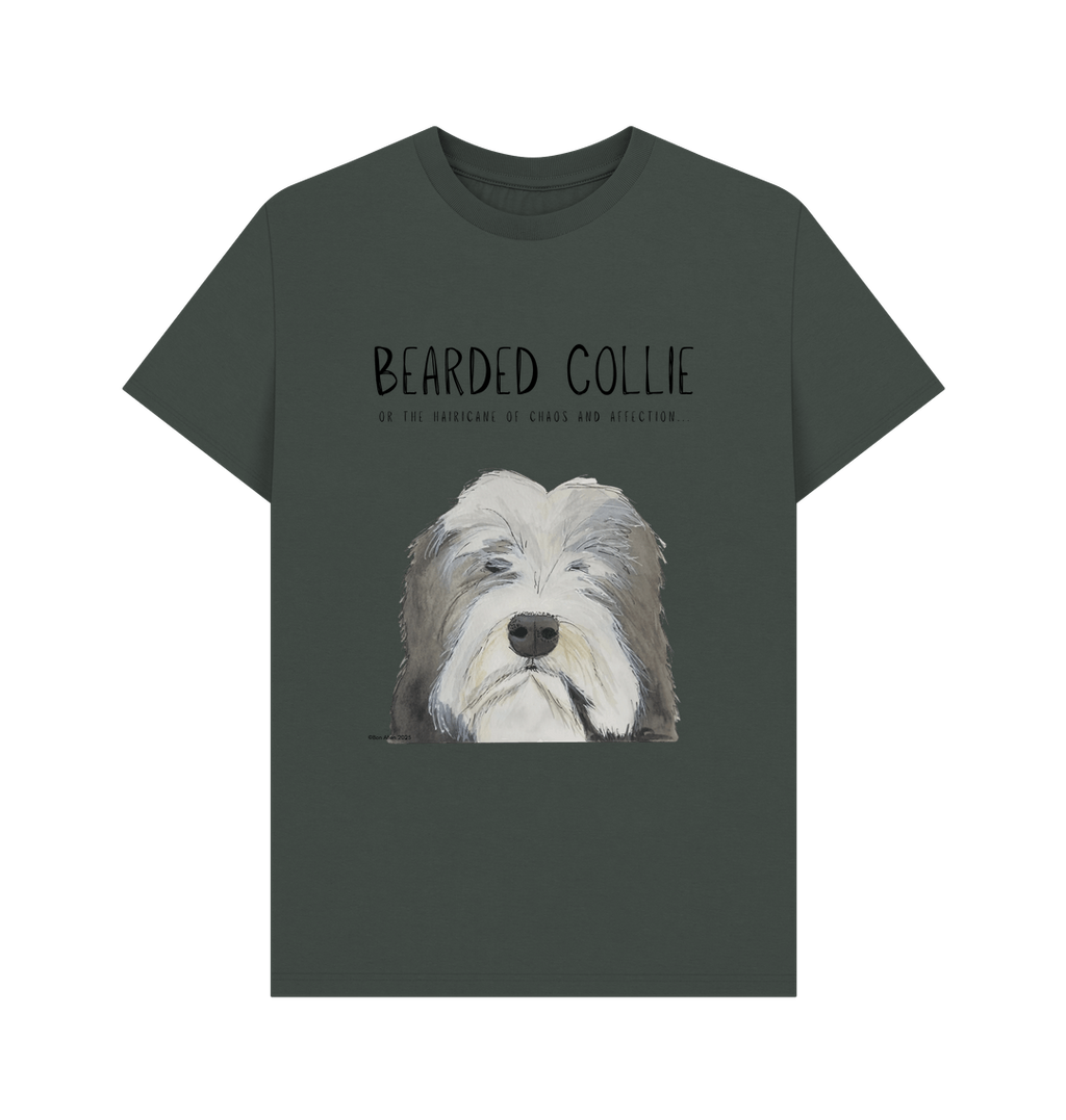 Tame the Fluff—If You Dare: Bearded Collie Men’s Tee
