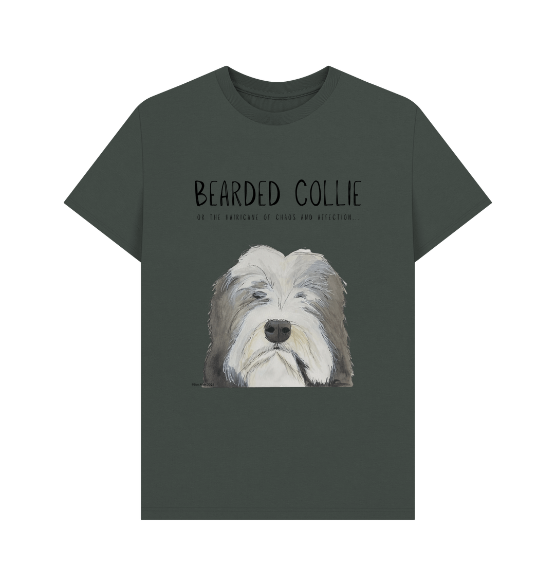 Tame the Fluff—If You Dare: Bearded Collie Men’s Tee