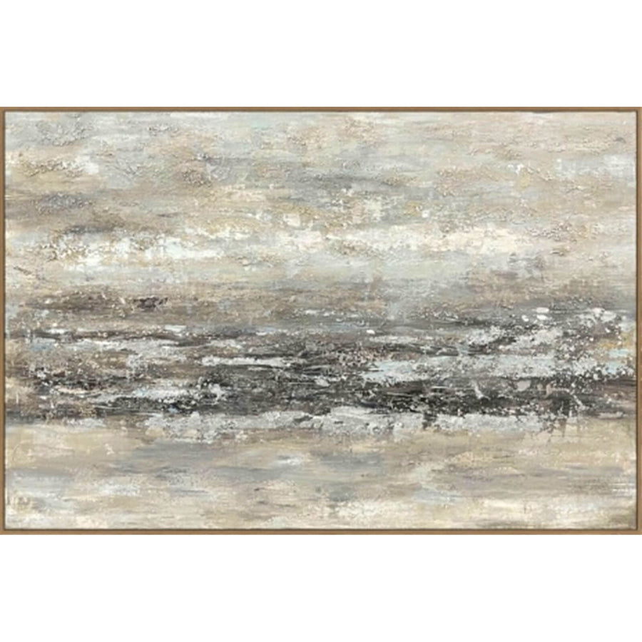 Hand-painted abstract canvas in rich brown tones, premium wood frame, 100x150cm, modern gallery-quality wall art  

**  
- **Keywords:** hand-painted, abstract canvas, rich brown tones, premium wood frame, gallery-quality wall art  
- **Clear description:** Visually conveys the artwork's style, colors, framing, and dimensions  
- **SEO & accessibility optimized:** Prioritizes key product attributes while remaining concise by Sostter at brixbailey.com