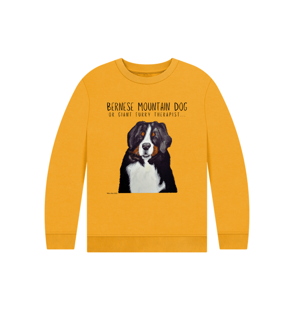 Bernese Mountain Dog Child's Sweatshirt – The Ultimate Giant Furry Therapist!