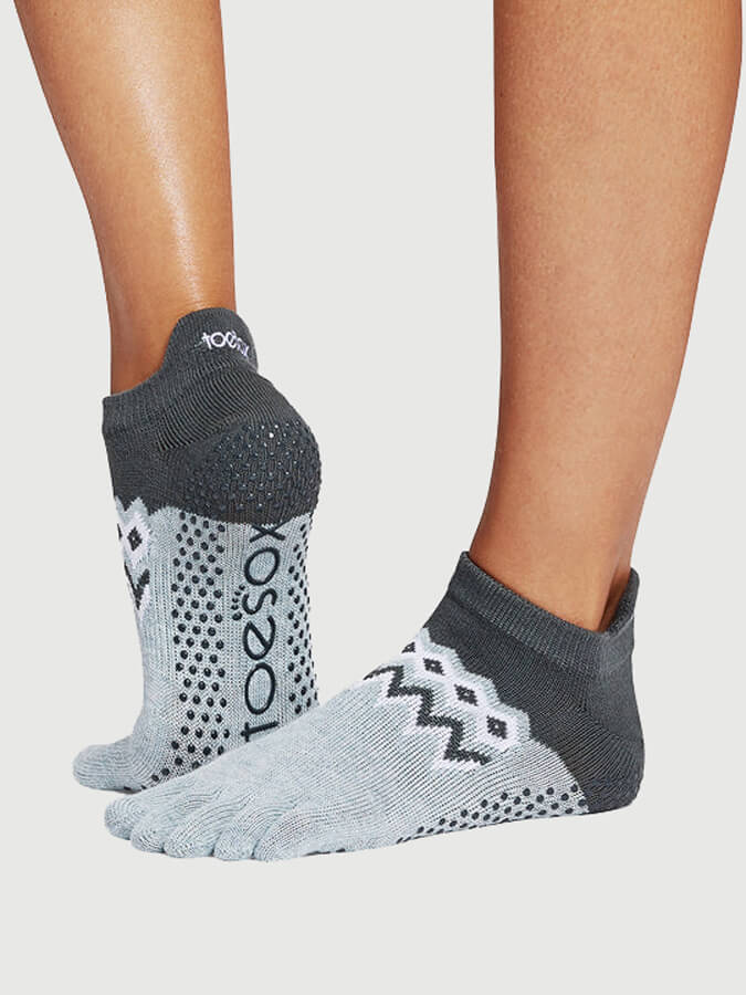 Low Rise Full Toe Yoga Grip Socks for Women