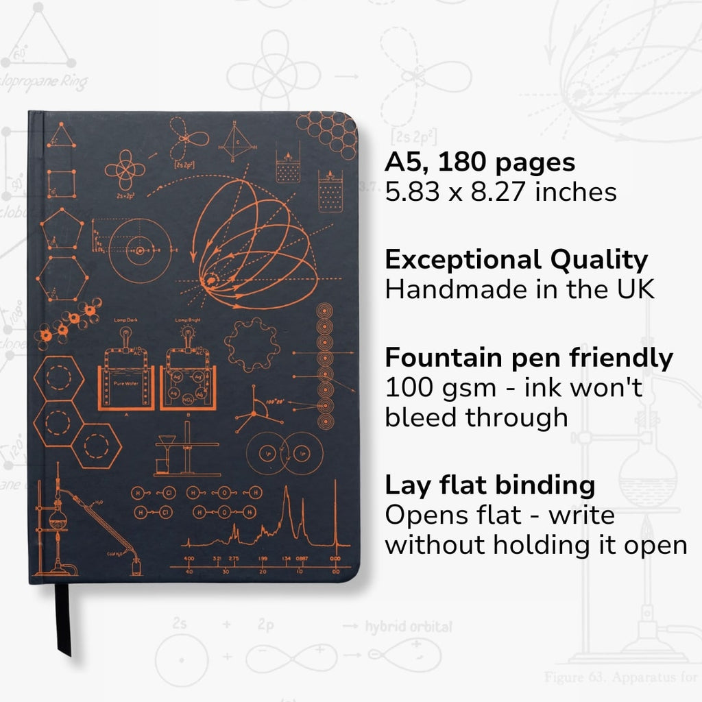 Chemistry A5 Hardcover Notebook