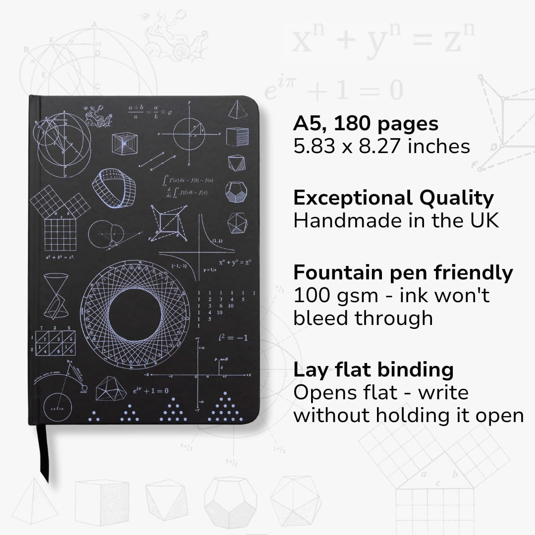 Mathematics A5 Hardcover Notebook