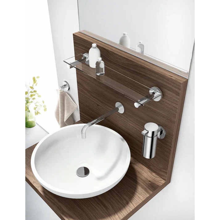 Polished Stainless Steel Soap Dispenser