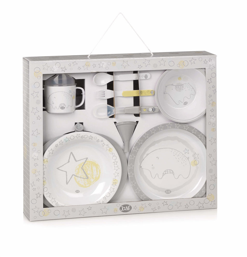 10 Piece Toddler Dining Set with Thermal Dish