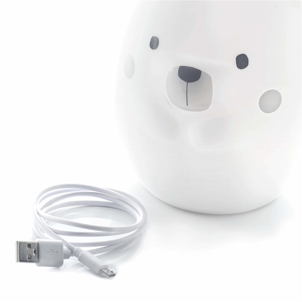 Yum Bear Big Silicone Night Light Rechargeable Colour Changing Sensory Lamp