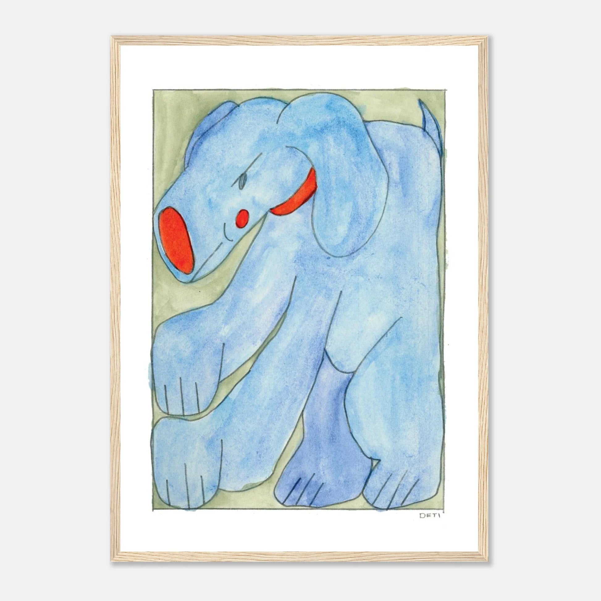 Boog 2 Mischief Framed Print by Hayley Deti