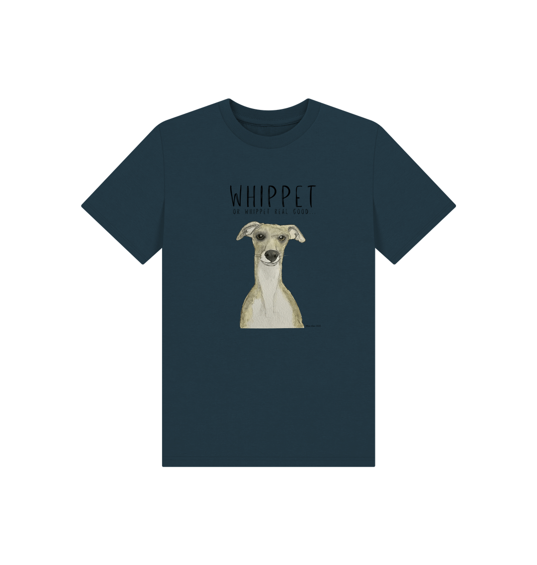 Whippet-Inspired Kids' T-Shirt: Comfort, Style, and Zoomie Vibes!