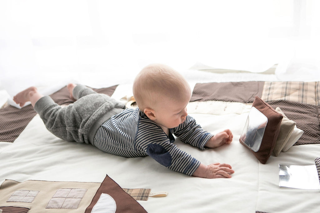 Karloova Handmade Baby Toy Pillow Heap with Mirror & Sounds by Karloova at www.brixbailey.com