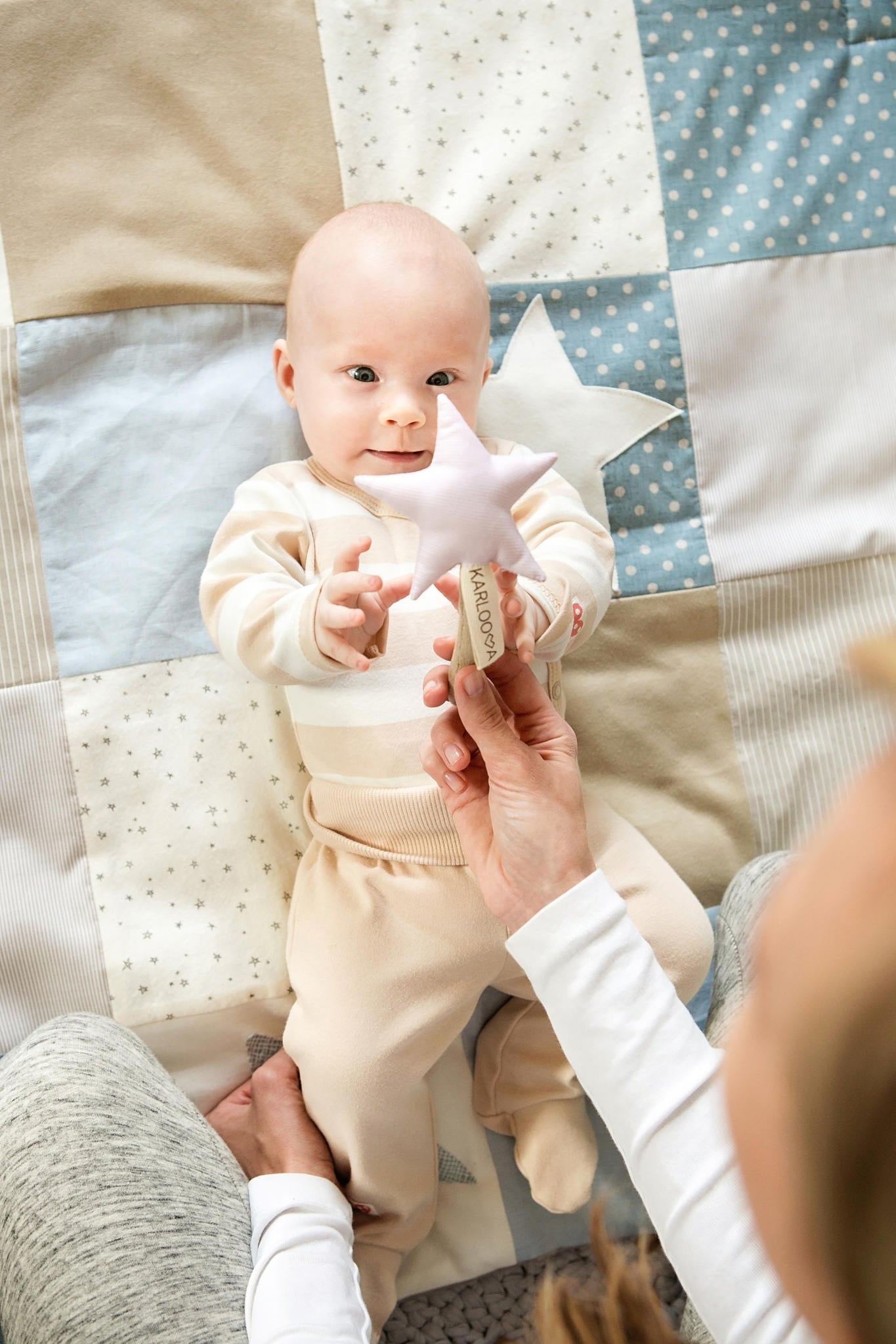 Magic Wand Textile Baby Toy – Stimulates Motor & Hearing Skills by Karloova at www.brixbailey.com