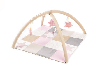 Small baby activity mat, 80x80 cm - Pink